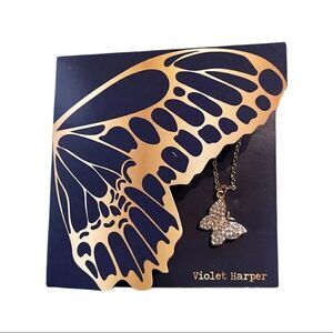 Violet Harper Pave Butterfly Bracelet NWT